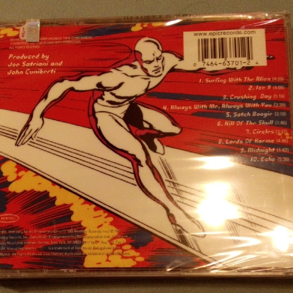 Joe Satriani Surfing with the Alien CD - Picture 3 of 4